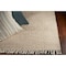 Homeroots 3 ft. 3 in. x 5 ft. 3 in. Wool Natural Area Rug 354077 - alternate 4